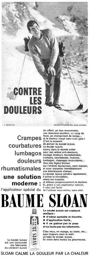 Advert Sloan 1961