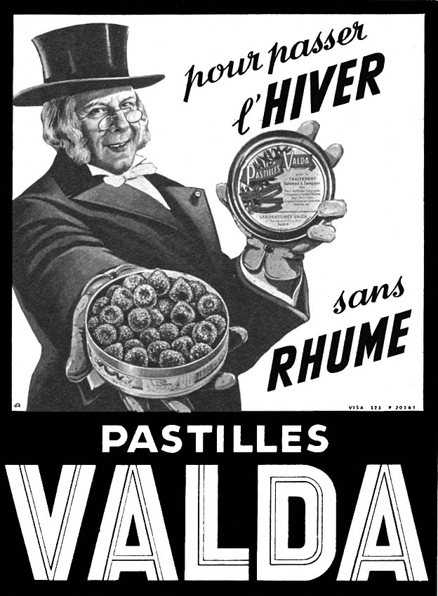 Advert Valda 1952