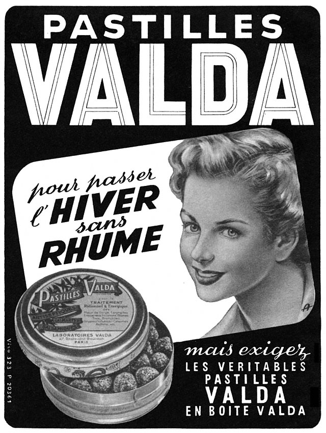 Advert Valda 1952