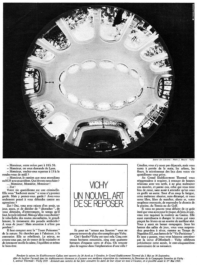 Advert Vichy 1969