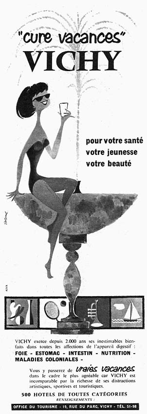 Advert Vichy 1960