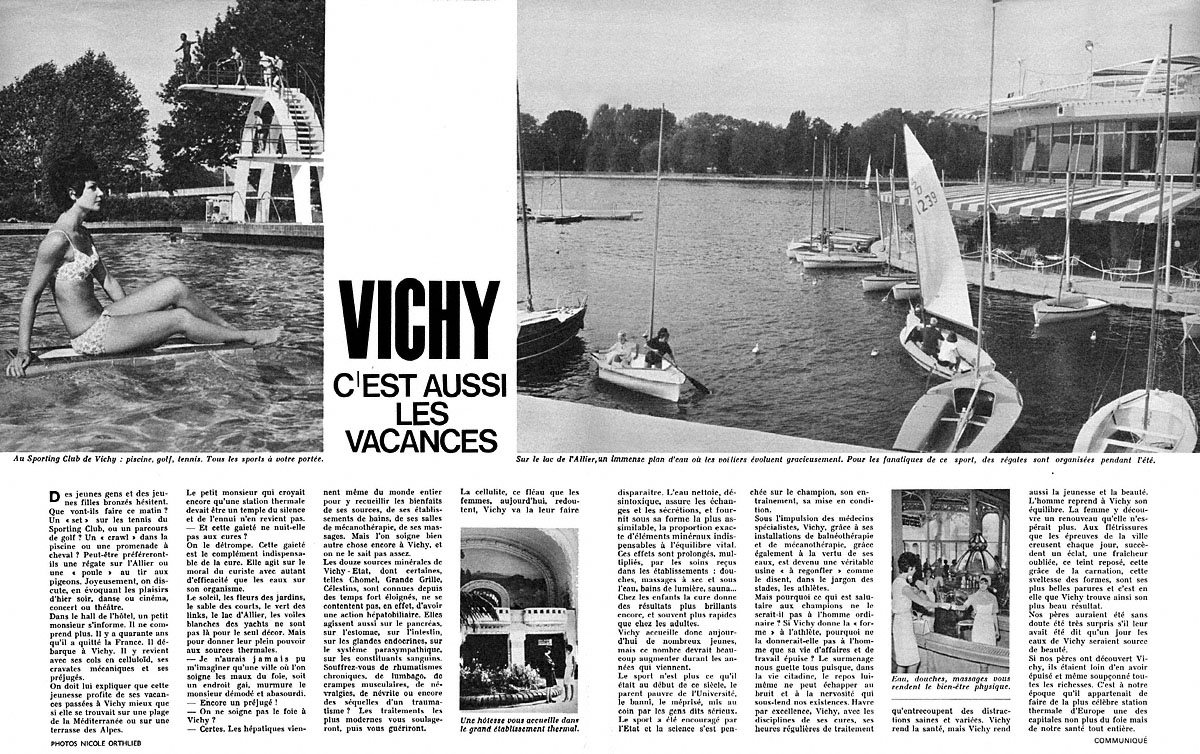 Advert Vichy 1968