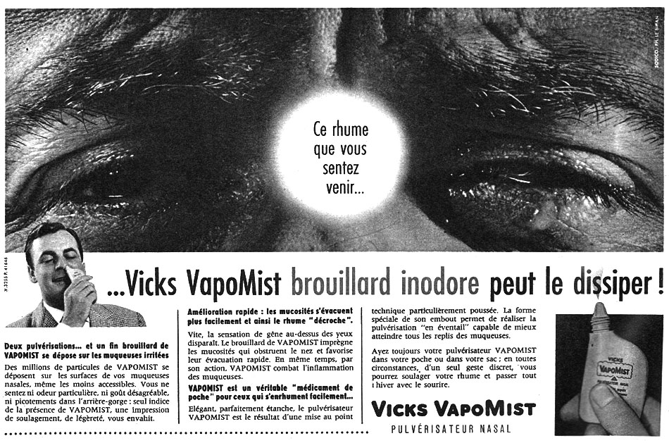 Advert Vicks 1959