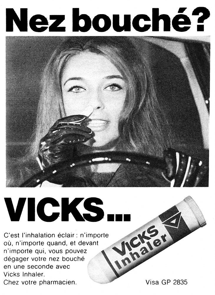 Advert Vicks 1968