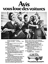 Advert Avis 1970