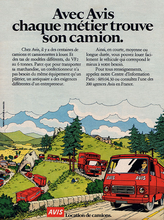 Advert Avis 1979