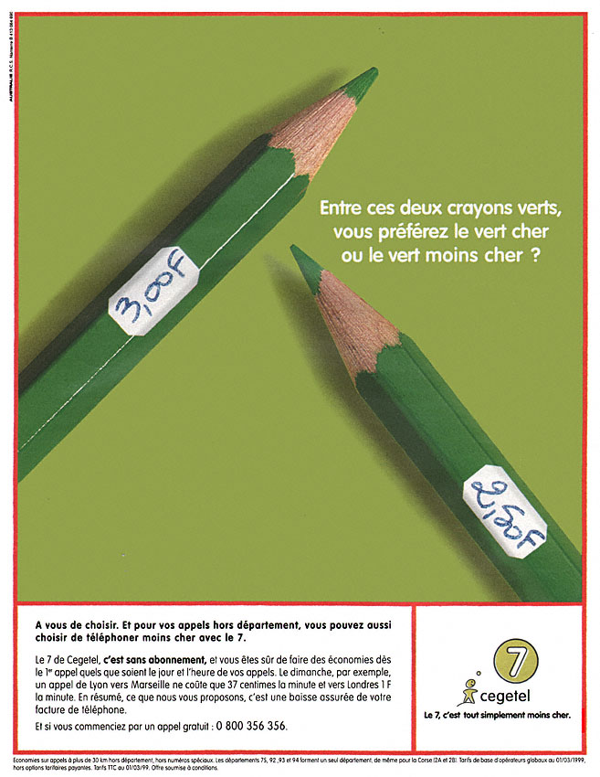 Advert Cegetel 1999