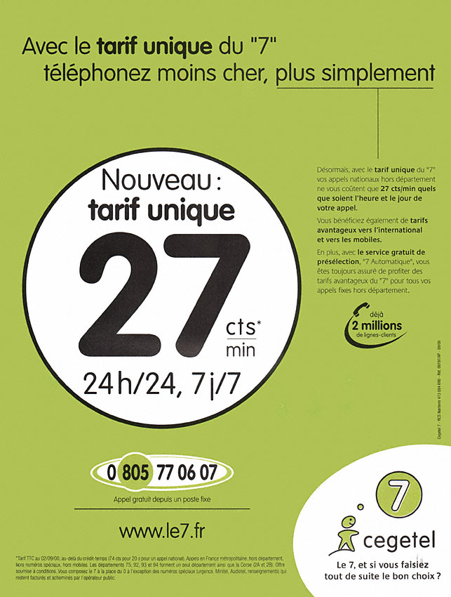 Advert Cegetel 2000