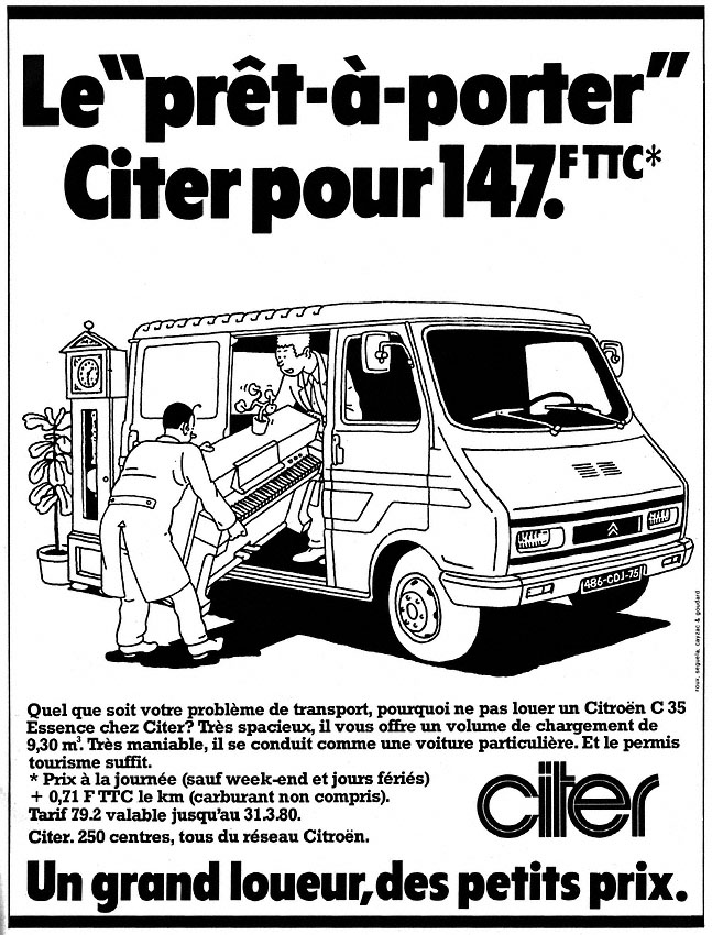 Advert Citer 1979