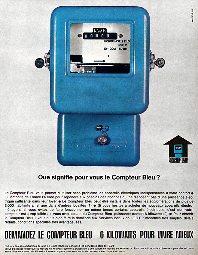 Advert Edf 1963