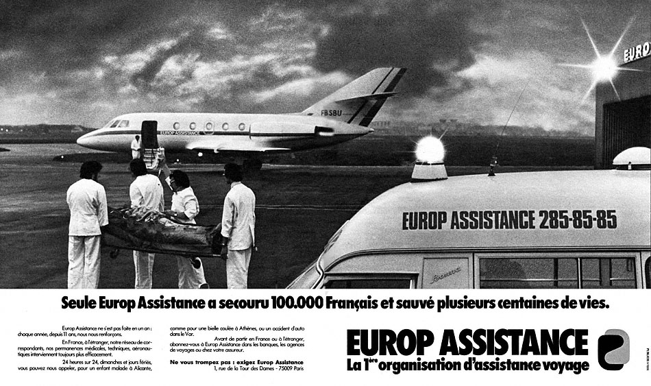 Advert Europ-Assistance 1974