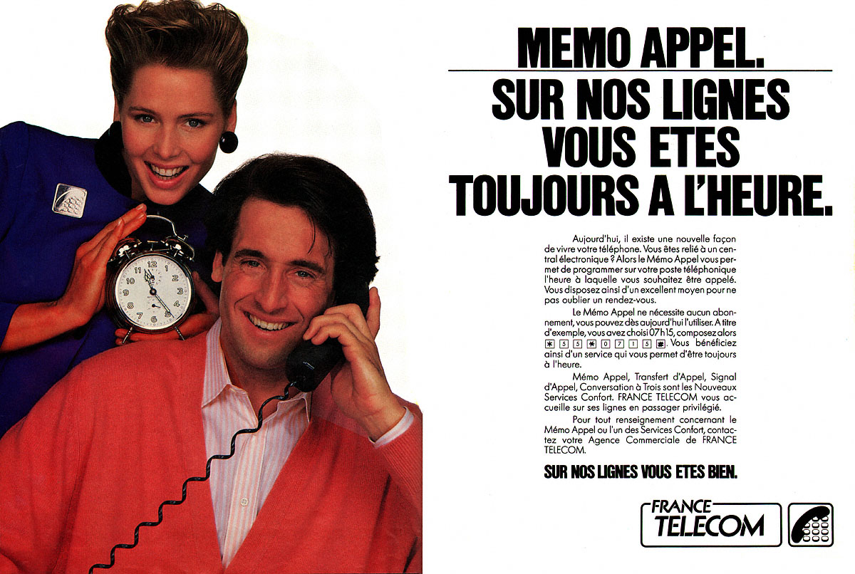 Advert France Telecom 1989