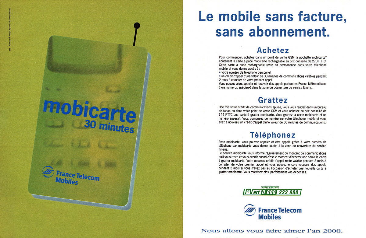 Advert France Telecom 1997