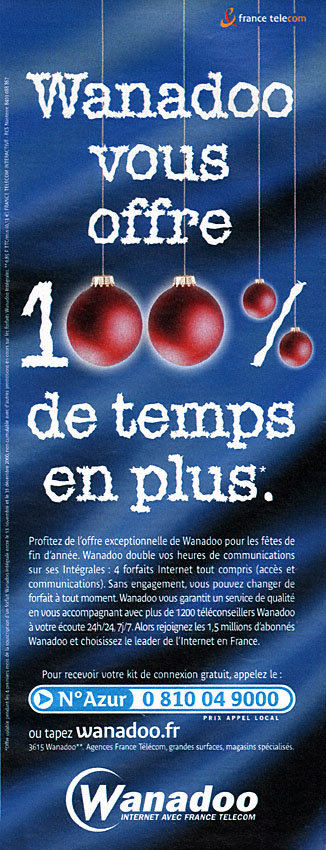 Advert France Telecom 2000