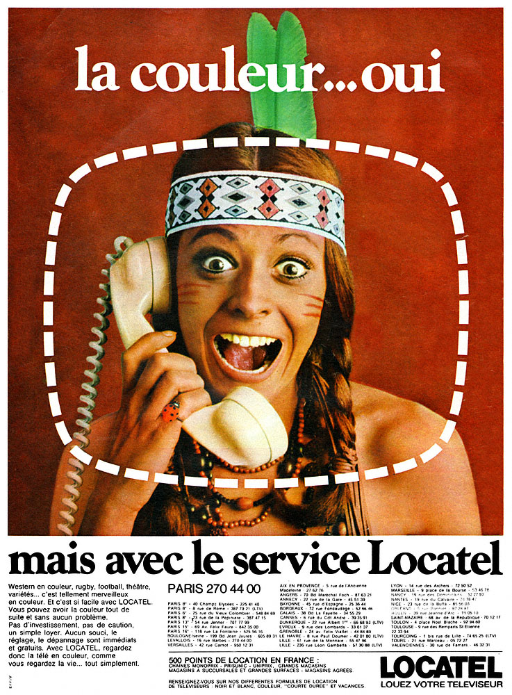 Advert Locatel 1970