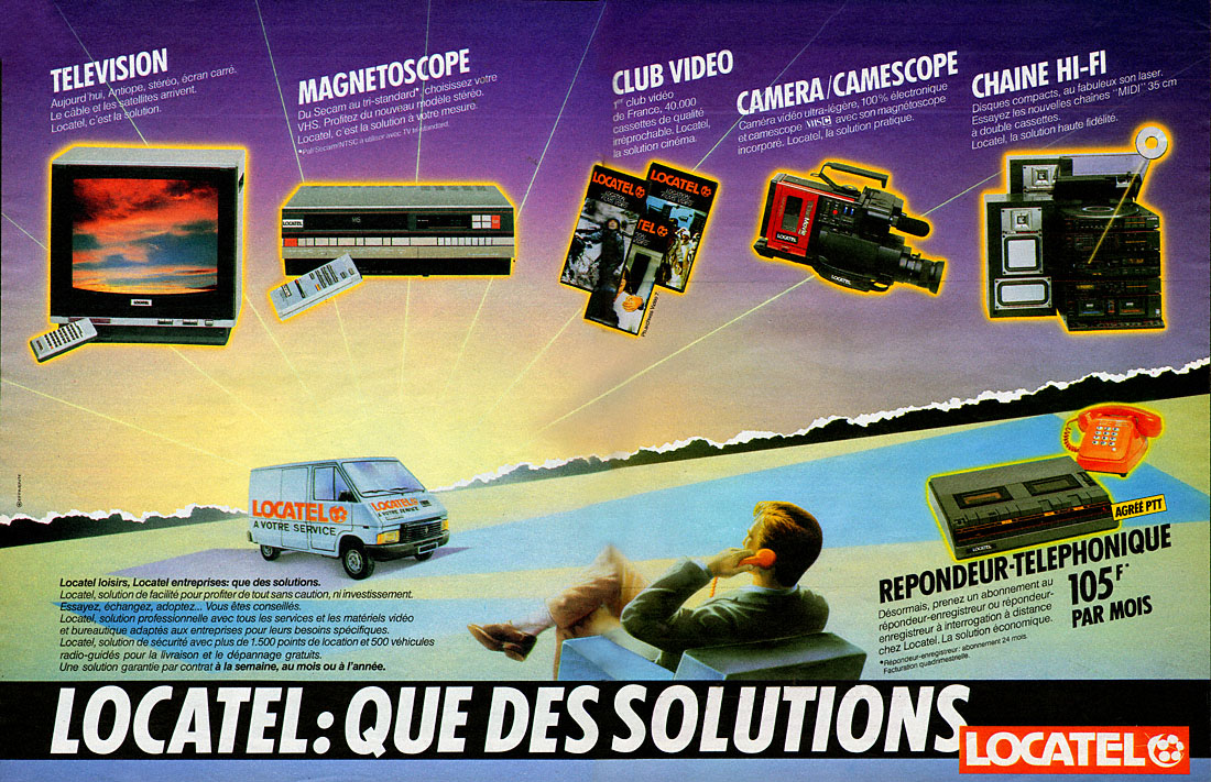 Advert Locatel 1985