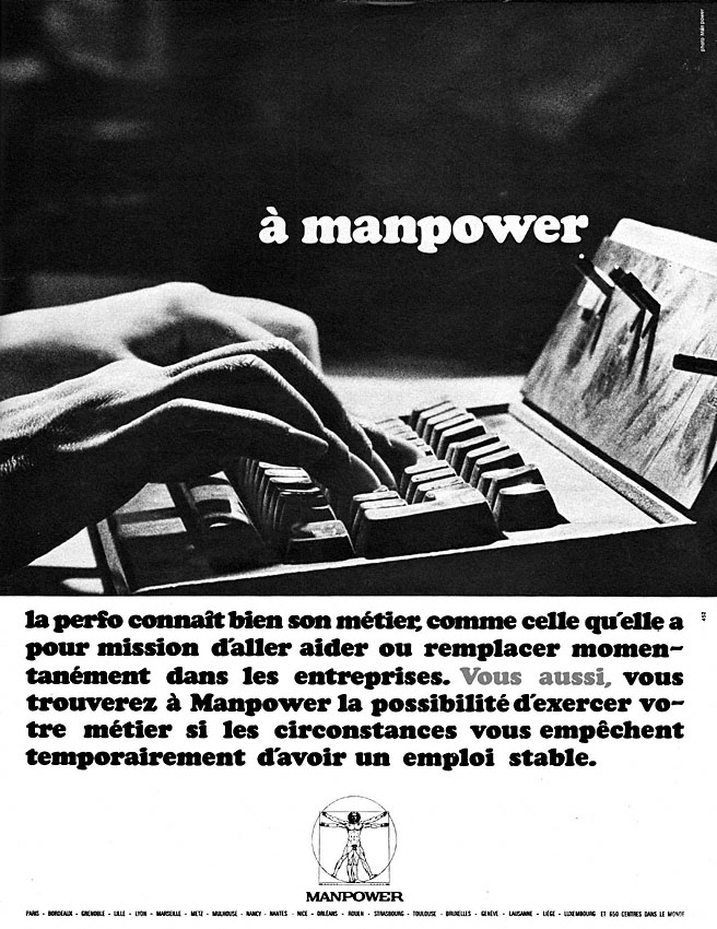 Advert Manpower 1969