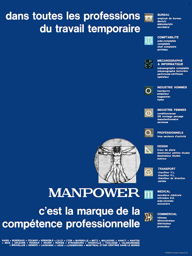 Advert Manpower 1970