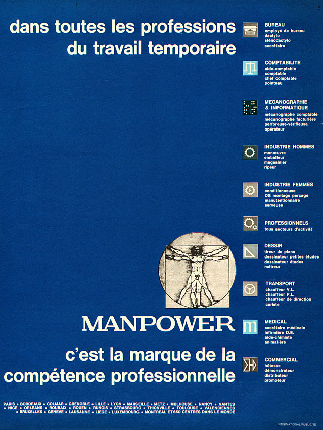 Advert Manpower 1970