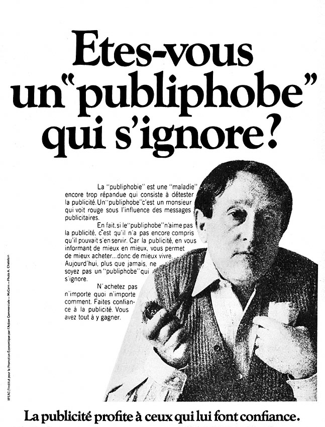 Advert Marketing 1970