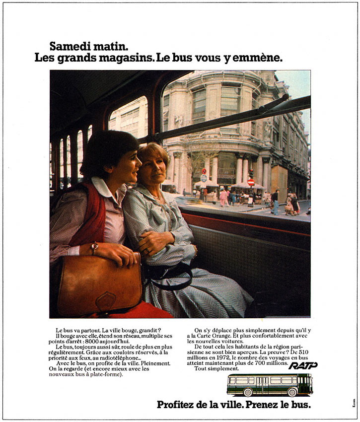 Advert Ratp 1976