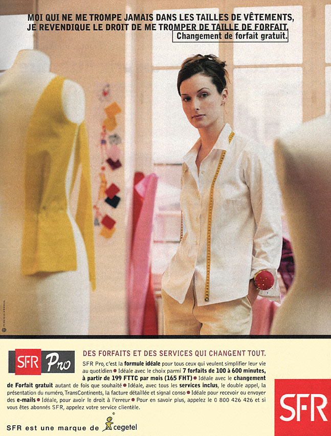 Advert Sfr 1999