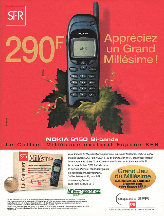 Advert Sfr 1999