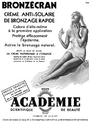 Advert Acadmie de Beaut 1952