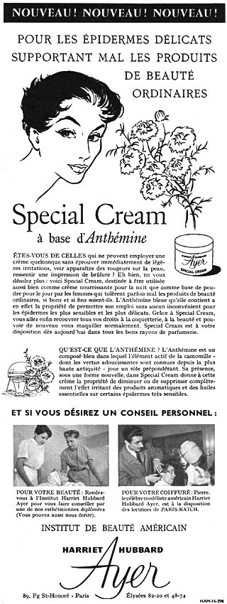 Advert Ayer 1954