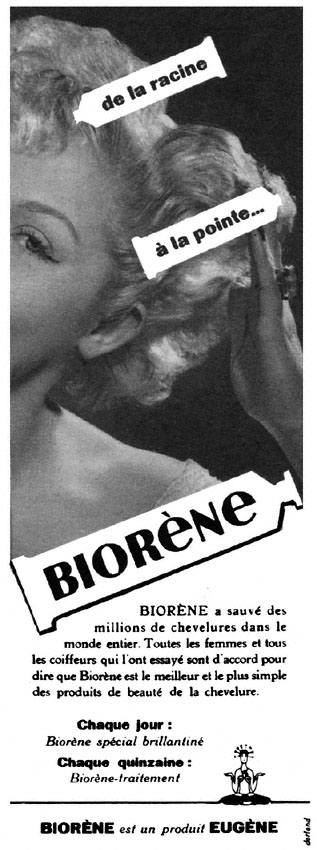 Advert Biorne 1953