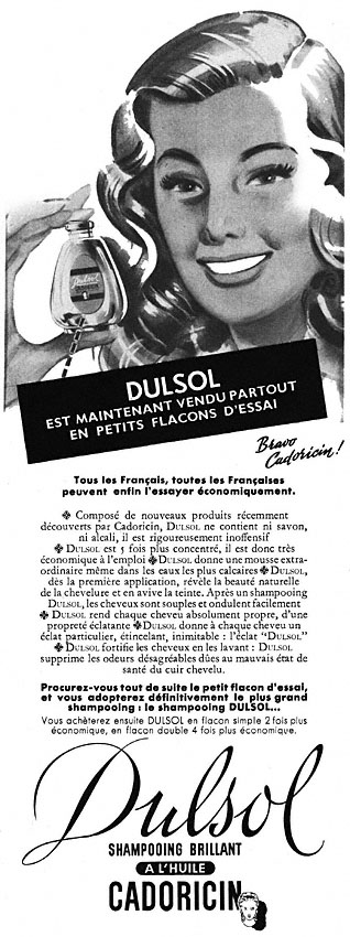 Advert Cadoricin 1949