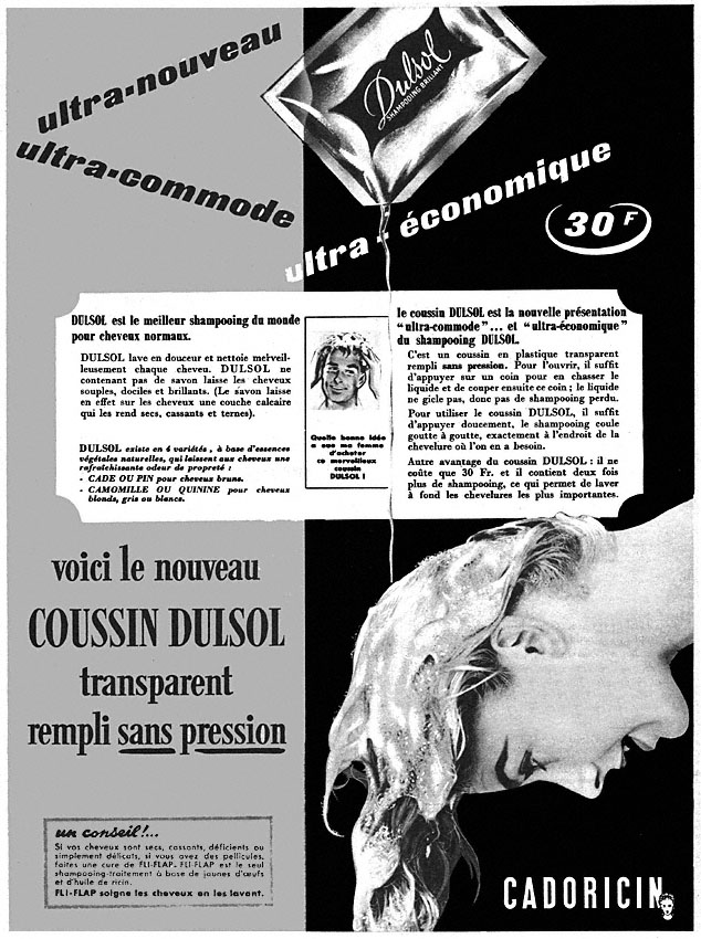 Advert Cadoricin 1956