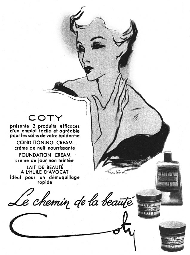 Advert Coty 1949