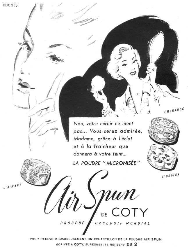 Advert Coty 1949