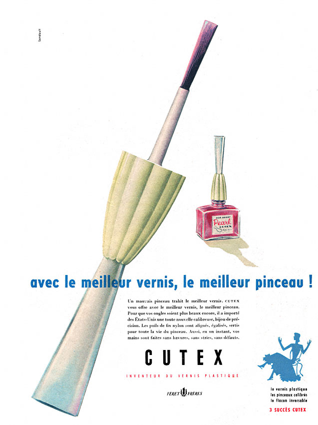 Advert Cutex 1955