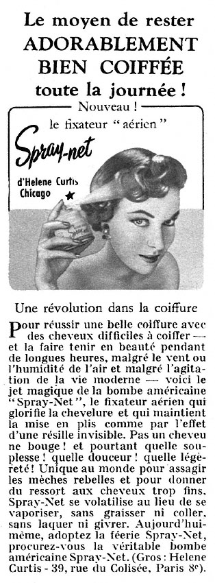 Advert Helene Curtis 1953