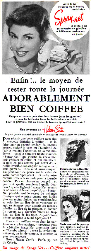 Advert Helene Curtis 1954
