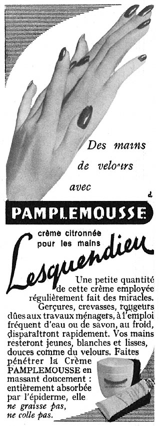 Advert Lesquendieu 1953