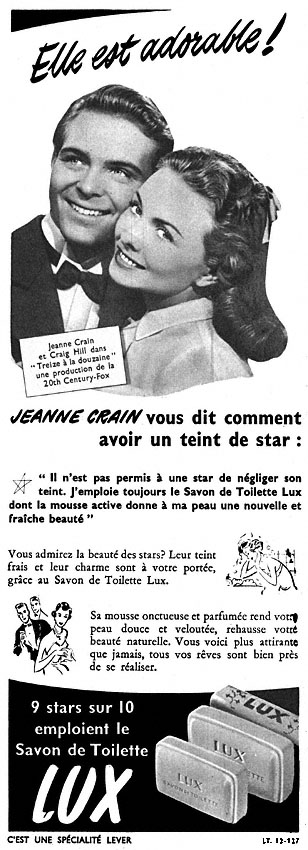 Advert Lux 1951