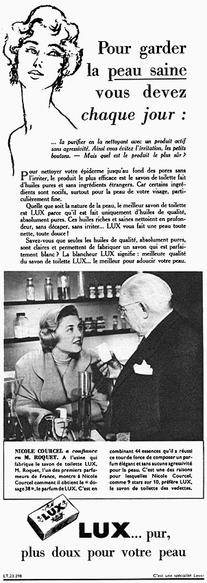 Advert Lux 1955