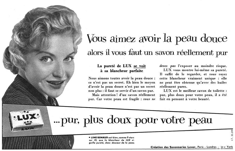 Advert Lux 1956