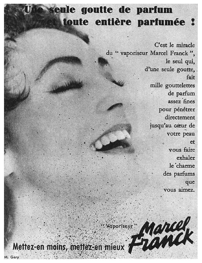 Advert Marcel Franck 1954