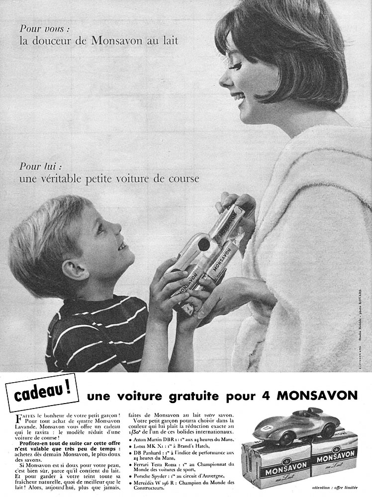 Advert Monsavon 1961