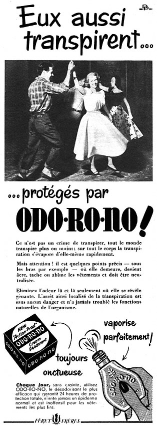 Advert Odorono 1952