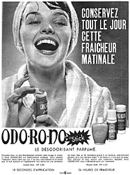 Advert Odorono 1960