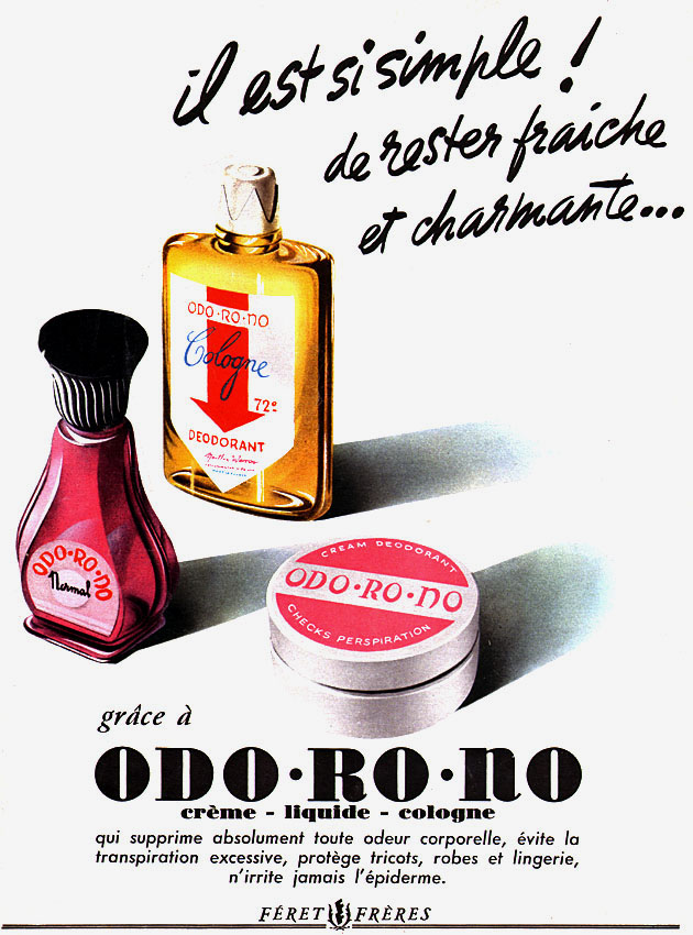 Advert Odorono 1950