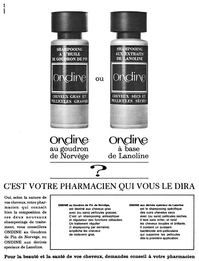 Advert Ondine 1964