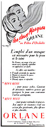 Advert Orlane 1957