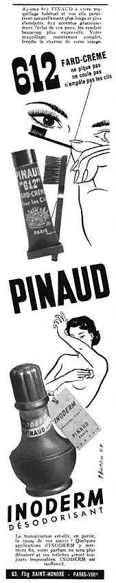 Advert Pinaud 1949