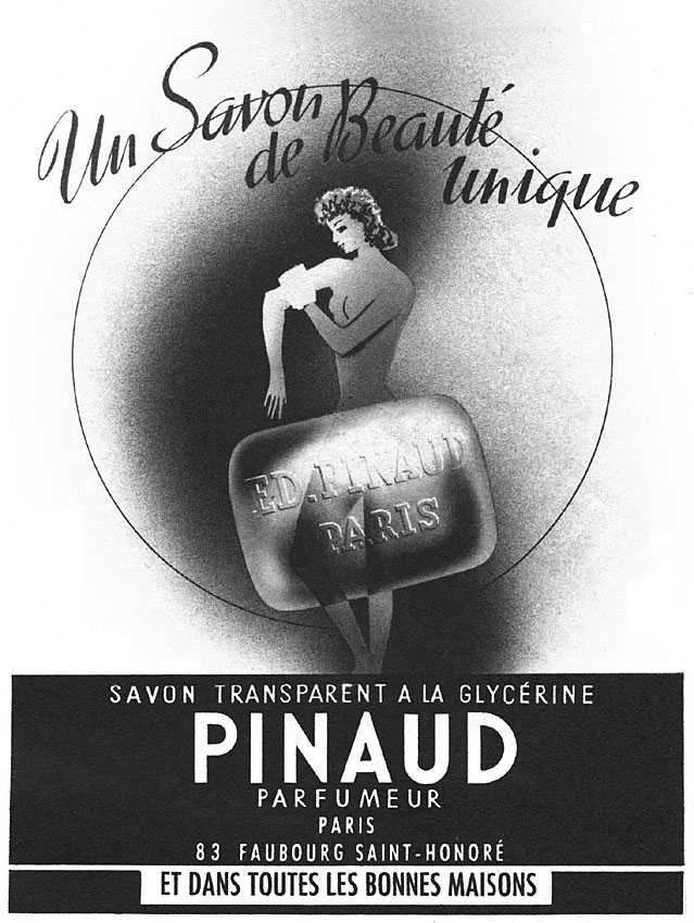 Advert Pinaud 1951